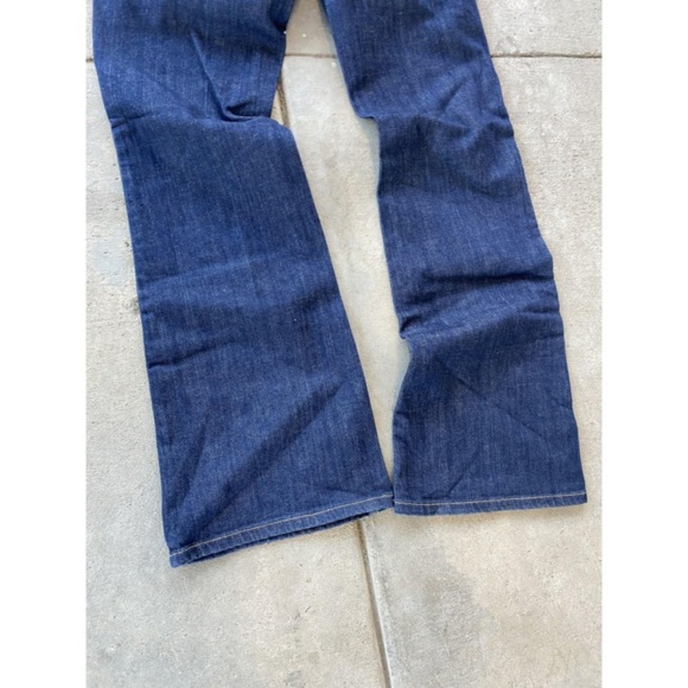 Vintage Banana Republic Jeans Womens 30x32 6 Blue Mid Rise Bootcut Denim Flap - Picture 5 of 16